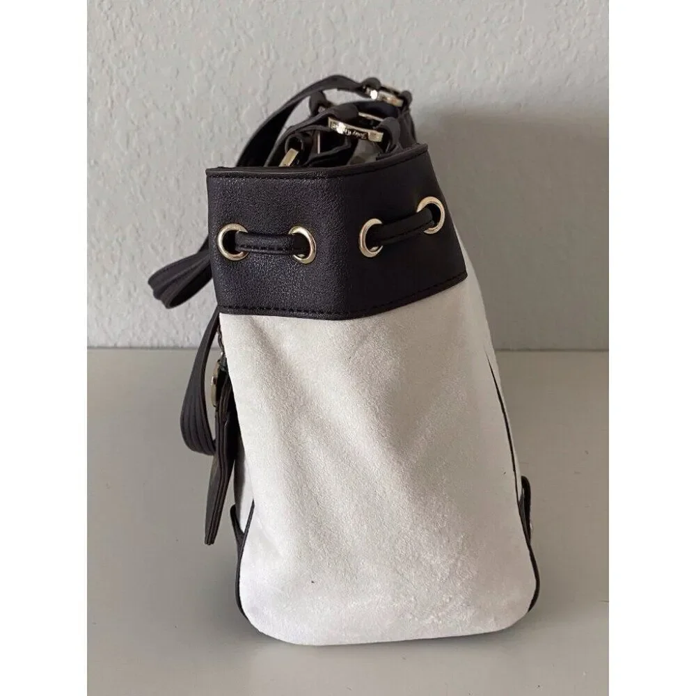 Juicy Couture Classic Scottie Dogs Tote‎ Crystal Off White Daydreamer Viral NEW